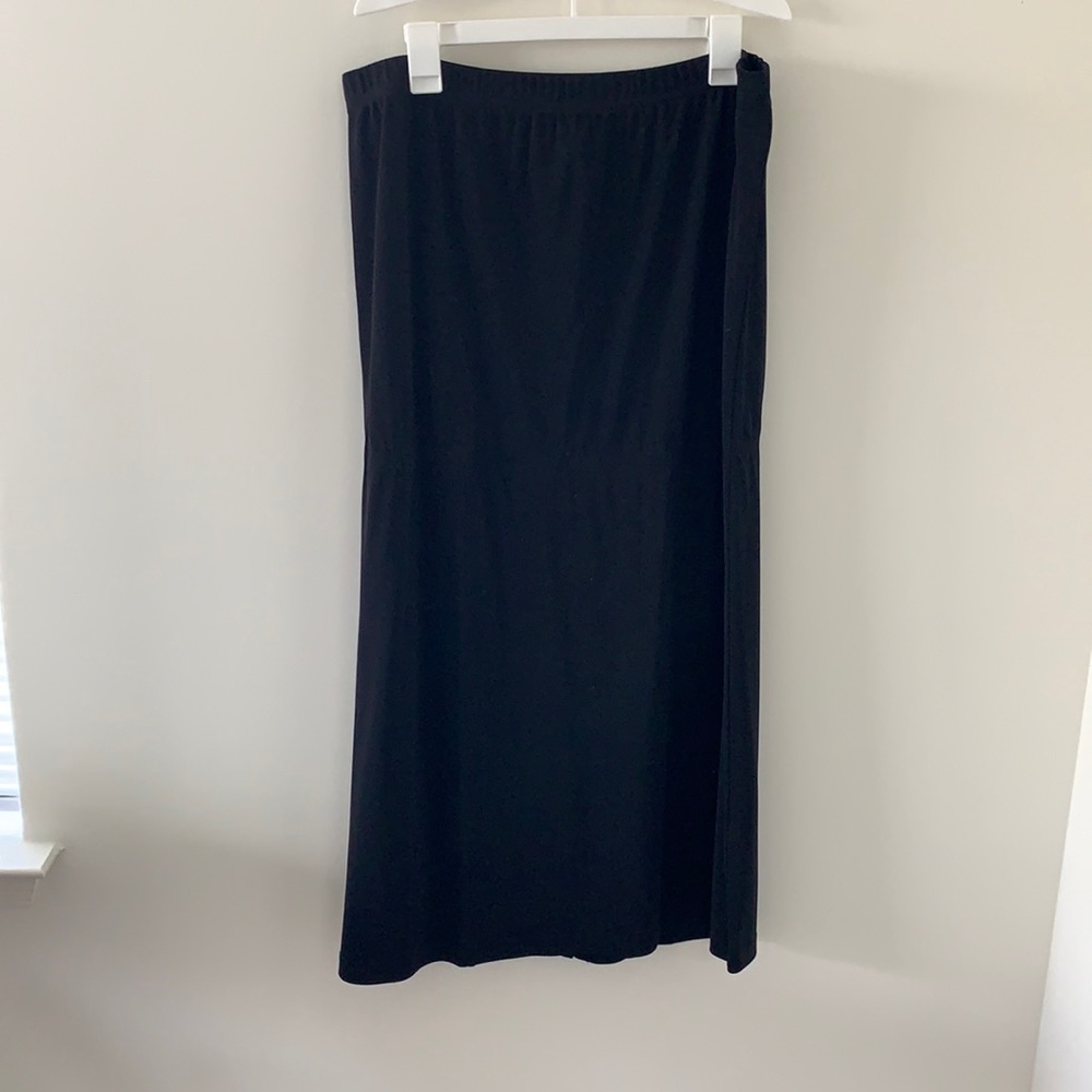 Casual corner annex black long skirt